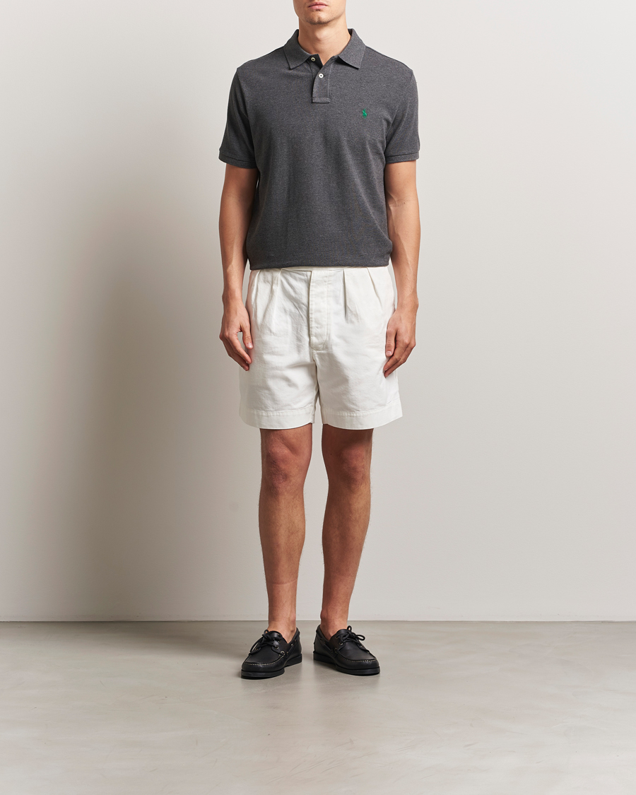 Men | Polo Shirts | Polo Ralph Lauren | Custom Slim Fit Polo Barclay Heather