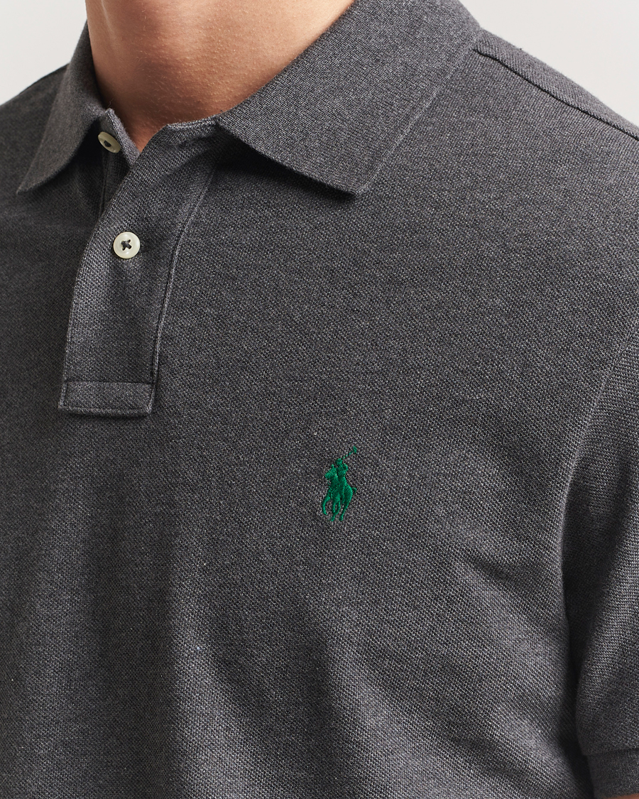 Men | Polo Shirts | Polo Ralph Lauren | Custom Slim Fit Polo Barclay Heather