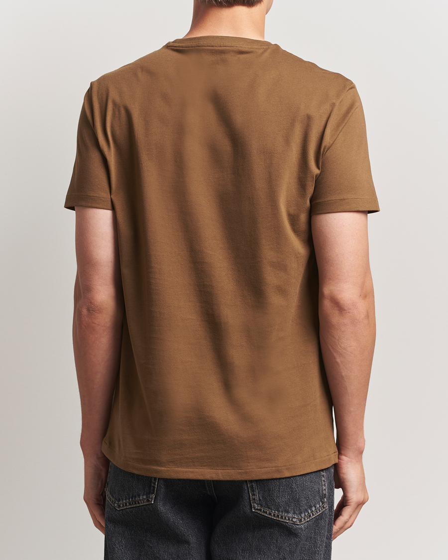 Men | T-Shirts | Polo Ralph Lauren | Custom Slim Fit Crew Neck T-Shirt Nature Brown