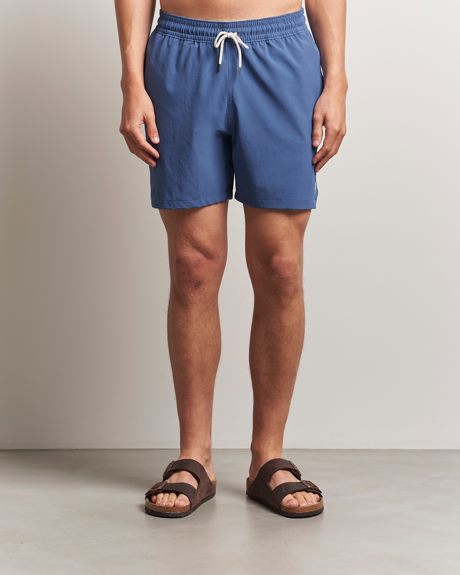 Men | Swimwear | Polo Ralph Lauren | Traveler Recycled Swimshorts Earth Blue