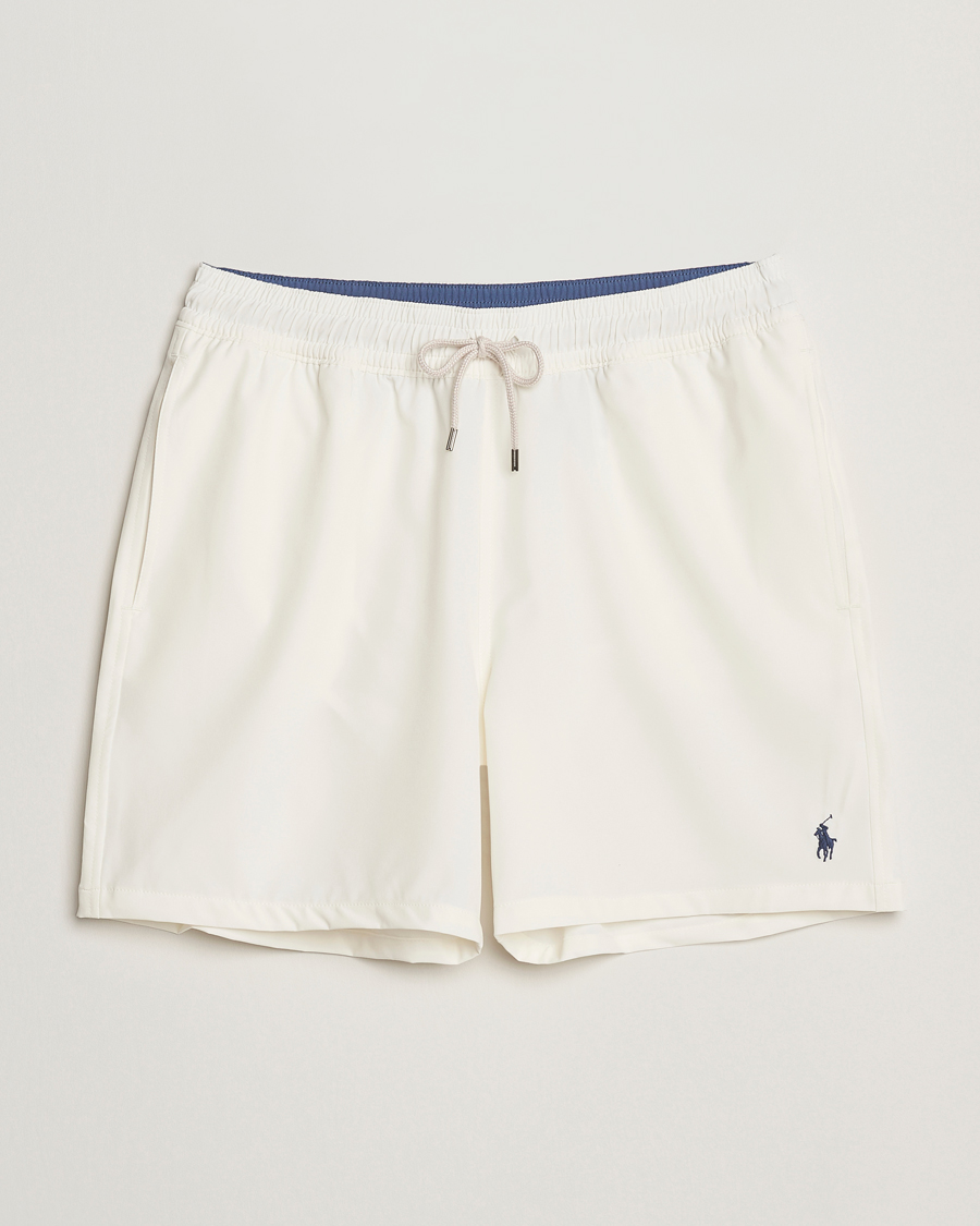 Men | Swimwear | Polo Ralph Lauren | Traveler Recycled Swimshorts Pale Cream