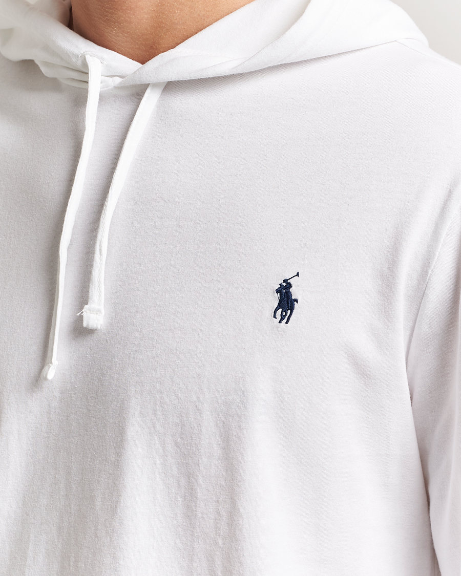 Men | T-Shirts | Polo Ralph Lauren | Long Sleeve Hooded T-Shirt White