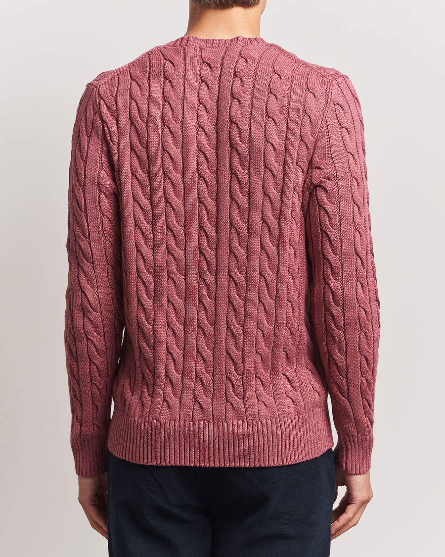 Men | Sweaters & Knitwear | Polo Ralph Lauren | Cotton Cable Pullover Prune Juice
