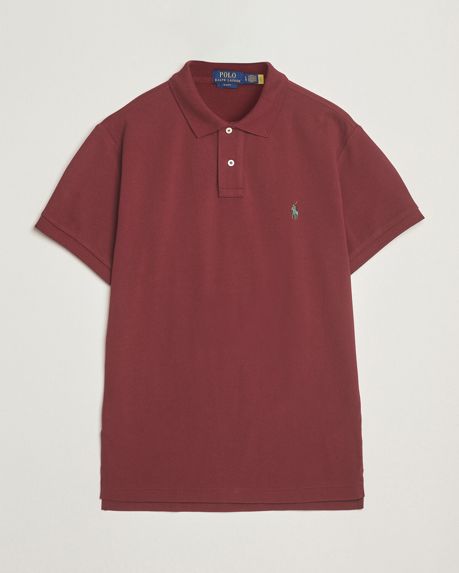 Men | Polo Shirts | Polo Ralph Lauren | Slim Fit Polo Red Wine