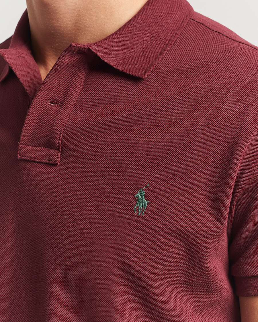 Men | Polo Shirts | Polo Ralph Lauren | Slim Fit Polo Red Wine