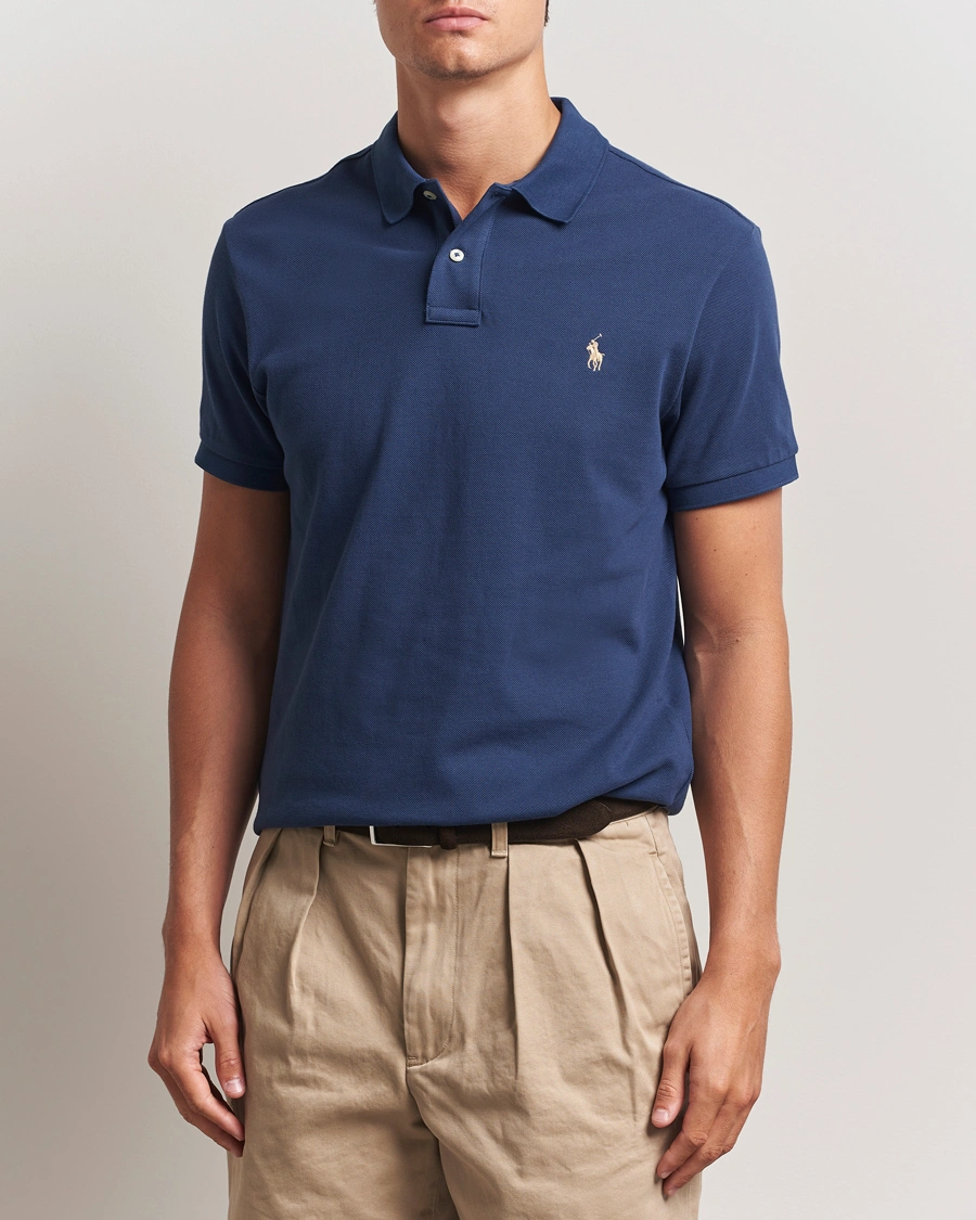 Men | Polo Shirts | Polo Ralph Lauren | Slim Fit Polo Rustic Navy