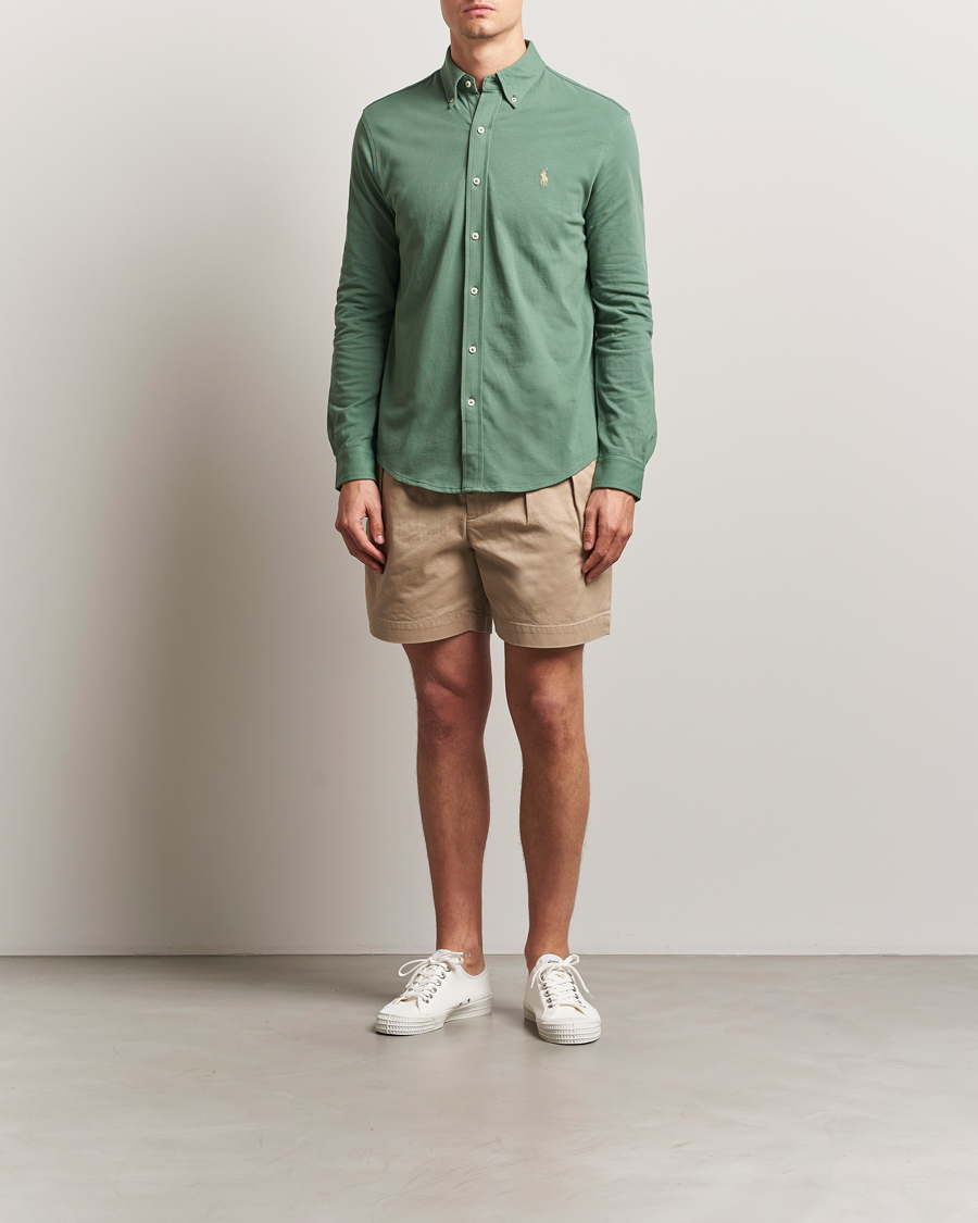 Men | Shirts | Polo Ralph Lauren | Featherweight Mesh Shirt Fatigue