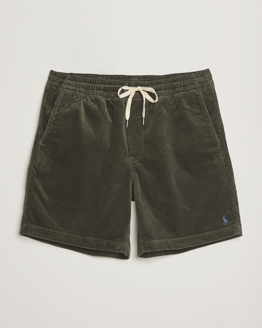 Men | Shorts | Polo Ralph Lauren | Prepster Corduroy Drawstring Shorts Dark Metal
