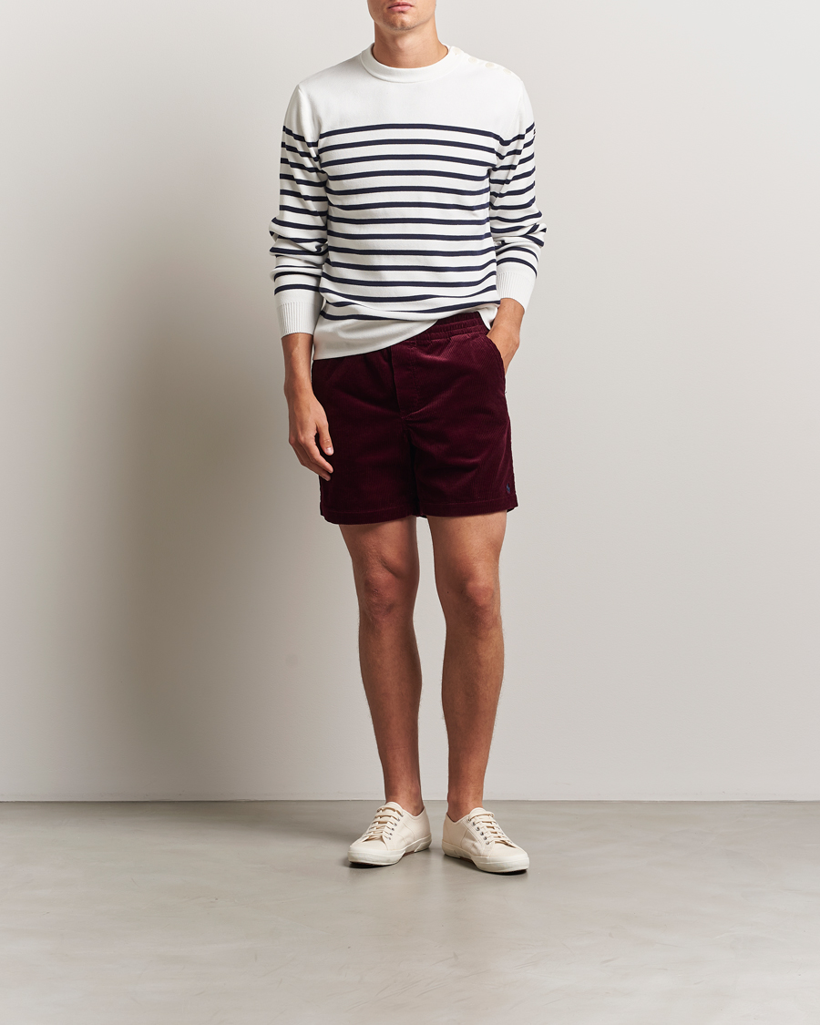 Men | Shorts | Polo Ralph Lauren | Prepster Corduroy Drawstring Shorts Ruby Red