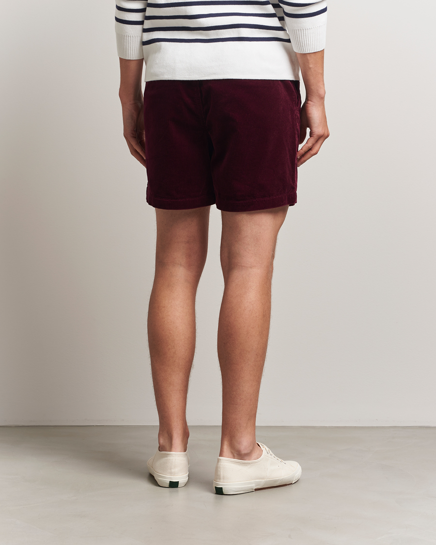 Men | Shorts | Polo Ralph Lauren | Prepster Corduroy Drawstring Shorts Ruby Red