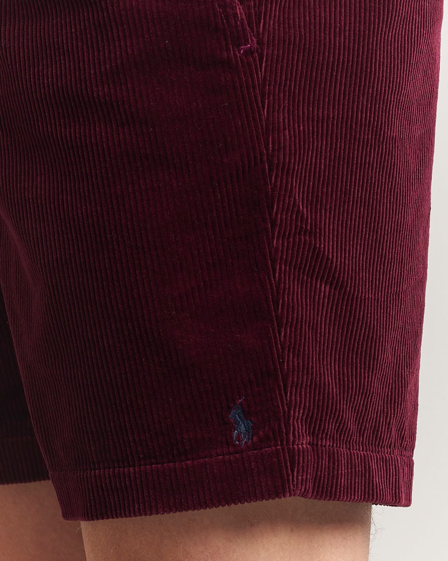 Men | Shorts | Polo Ralph Lauren | Prepster Corduroy Drawstring Shorts Ruby Red