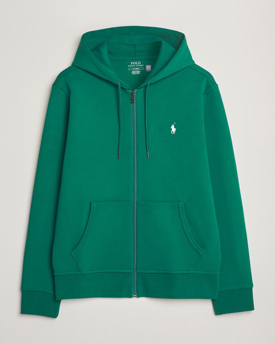 Men | Sweaters & Knitwear | Polo Ralph Lauren | Full-Zip Hoodie Tennis Green