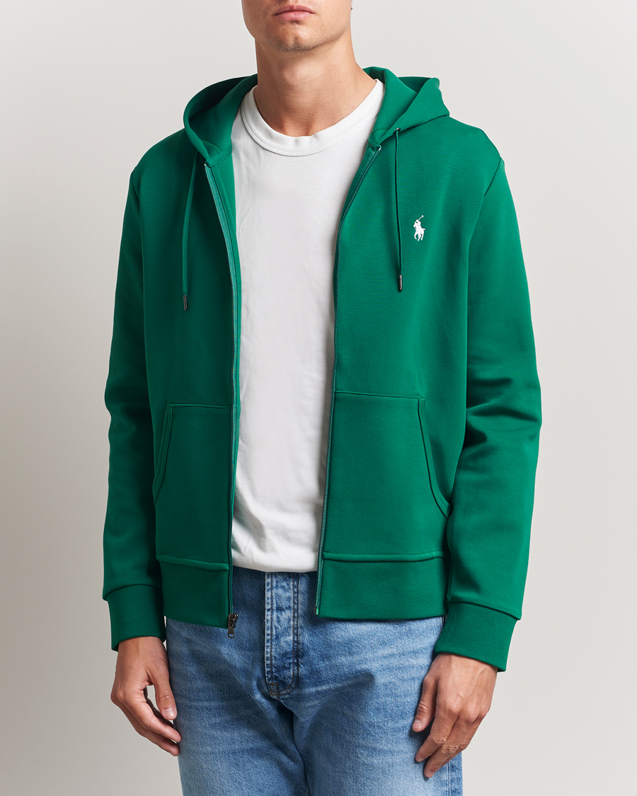 Men | Sweaters & Knitwear | Polo Ralph Lauren | Full-Zip Hoodie Tennis Green