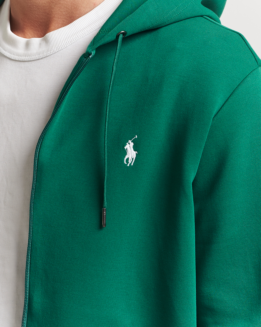 Men | Sweaters & Knitwear | Polo Ralph Lauren | Full-Zip Hoodie Tennis Green