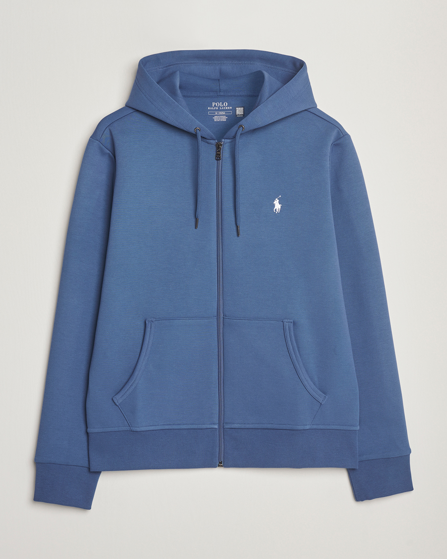 Men | Sweaters & Knitwear | Polo Ralph Lauren | Full-Zip Hoodie Earth Blue
