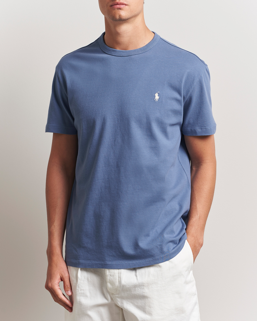 Men | T-Shirts | Polo Ralph Lauren | Washed Tee Capri Blue