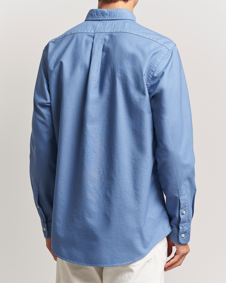 Men | Shirts | Polo Ralph Lauren | Custom Fit Oxford Shirt Bastille Blue