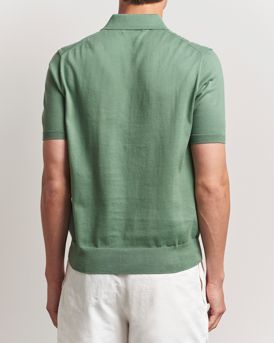 Men | Sweaters & Knitwear | Polo Ralph Lauren | Knitted Short Sleeve Polo Fatigue