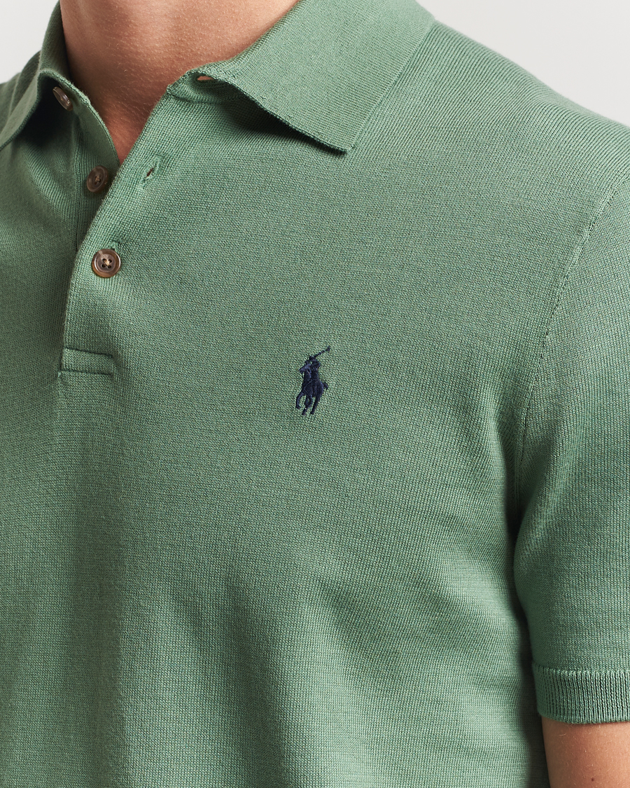Men | Sweaters & Knitwear | Polo Ralph Lauren | Knitted Short Sleeve Polo Fatigue