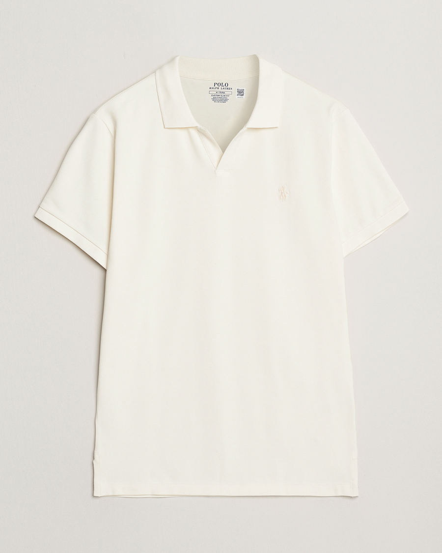 Men | Polo Shirts | Polo Ralph Lauren | Johnny Short Sleeve Polo Pale Cream