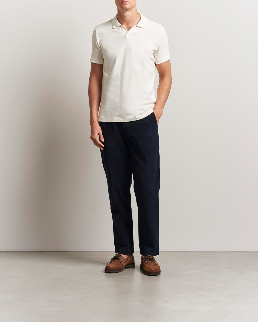 Men | Polo Shirts | Polo Ralph Lauren | Johnny Short Sleeve Polo Pale Cream