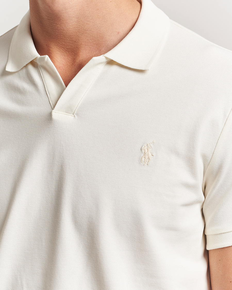 Men | Polo Shirts | Polo Ralph Lauren | Johnny Short Sleeve Polo Pale Cream