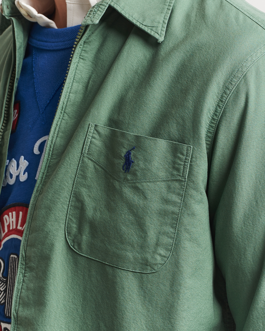 Men | Shirts | Polo Ralph Lauren | Garment Dyed Oxford Overshirt Fatigue