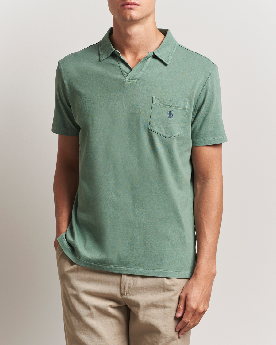 Men | Polo Shirts | Polo Ralph Lauren | Johnny Cotton/Linen Polo Fatigue