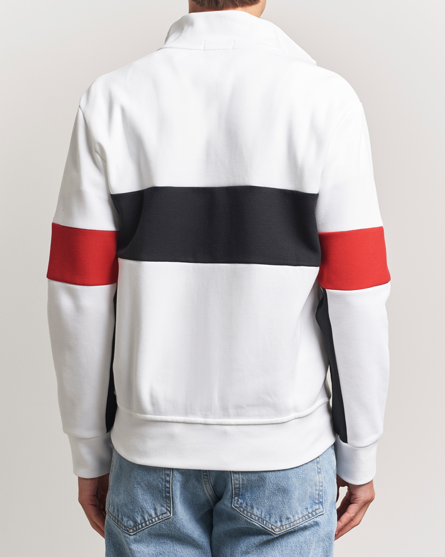 Men | Sweaters & Knitwear | Polo Ralph Lauren | Striped Track Jacket Ceramic White/Multi