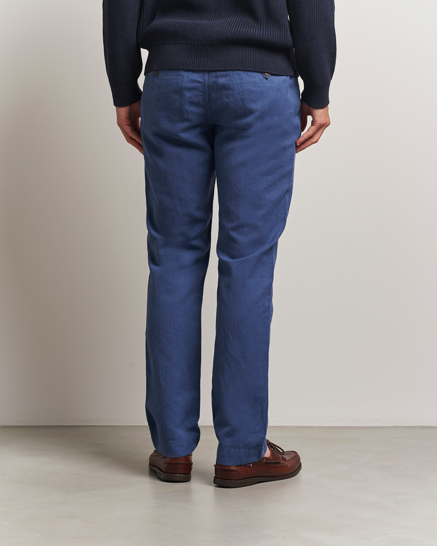 Men | Trousers | Polo Ralph Lauren | Bedford Cotton/Linen Straight Fit Pants Old Royal