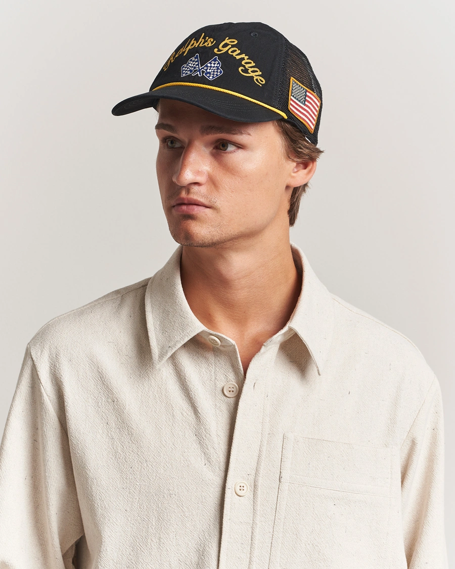 Men | Hats & Caps | Polo Ralph Lauren | Vintage Trucker Cap Polo Black