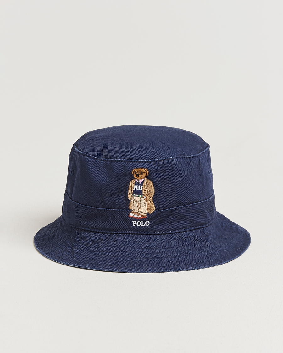 Men | Hats & Caps | Polo Ralph Lauren | Loft Bucket Bear Hat Newport Navy