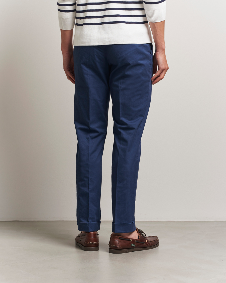 Men | Trousers | Polo Ralph Lauren | Cotton Stretch Trousers Rustic Navy