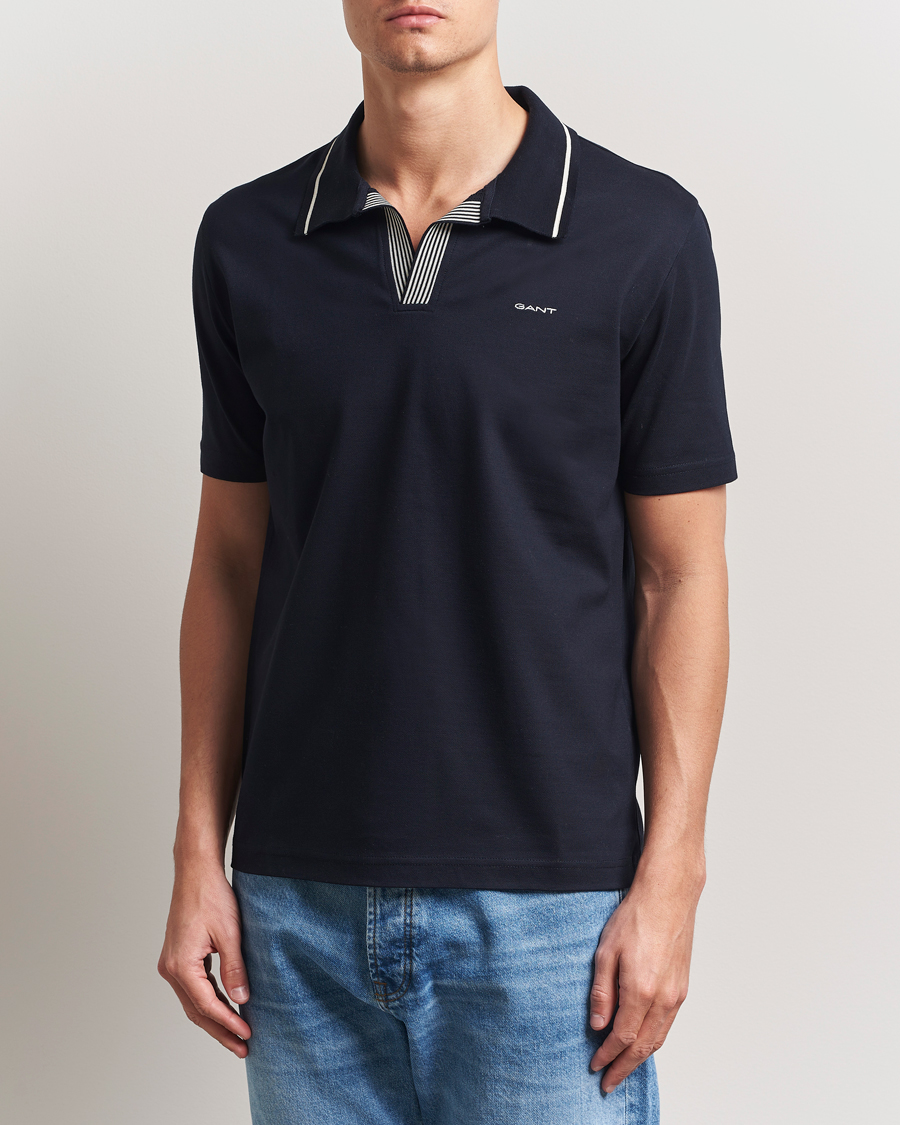 Men | Polo Shirts | Gant | Tipping Polo Evening Blue