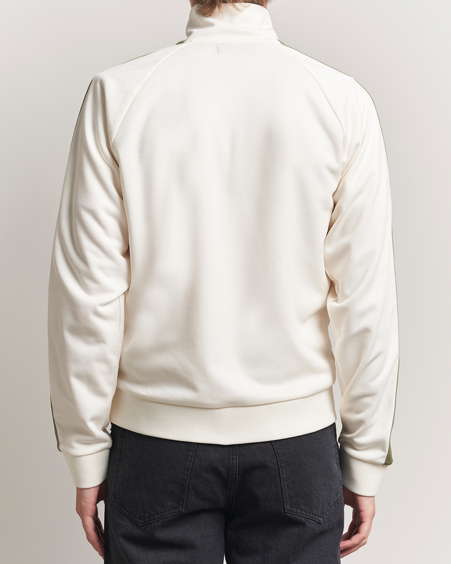 Men | Sweaters & Knitwear | Fred Perry | Two Colored Taped Track Jacket Light Ecru