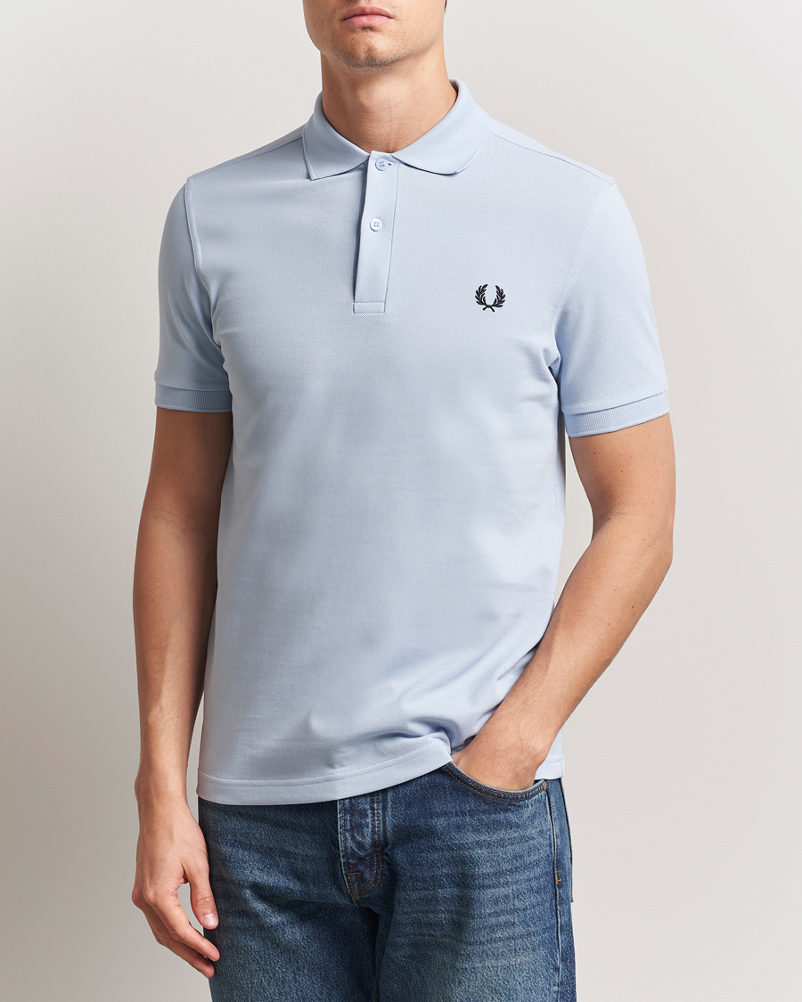 Men | Polo Shirts | Fred Perry | Plain Polo Shirt Light Smoke