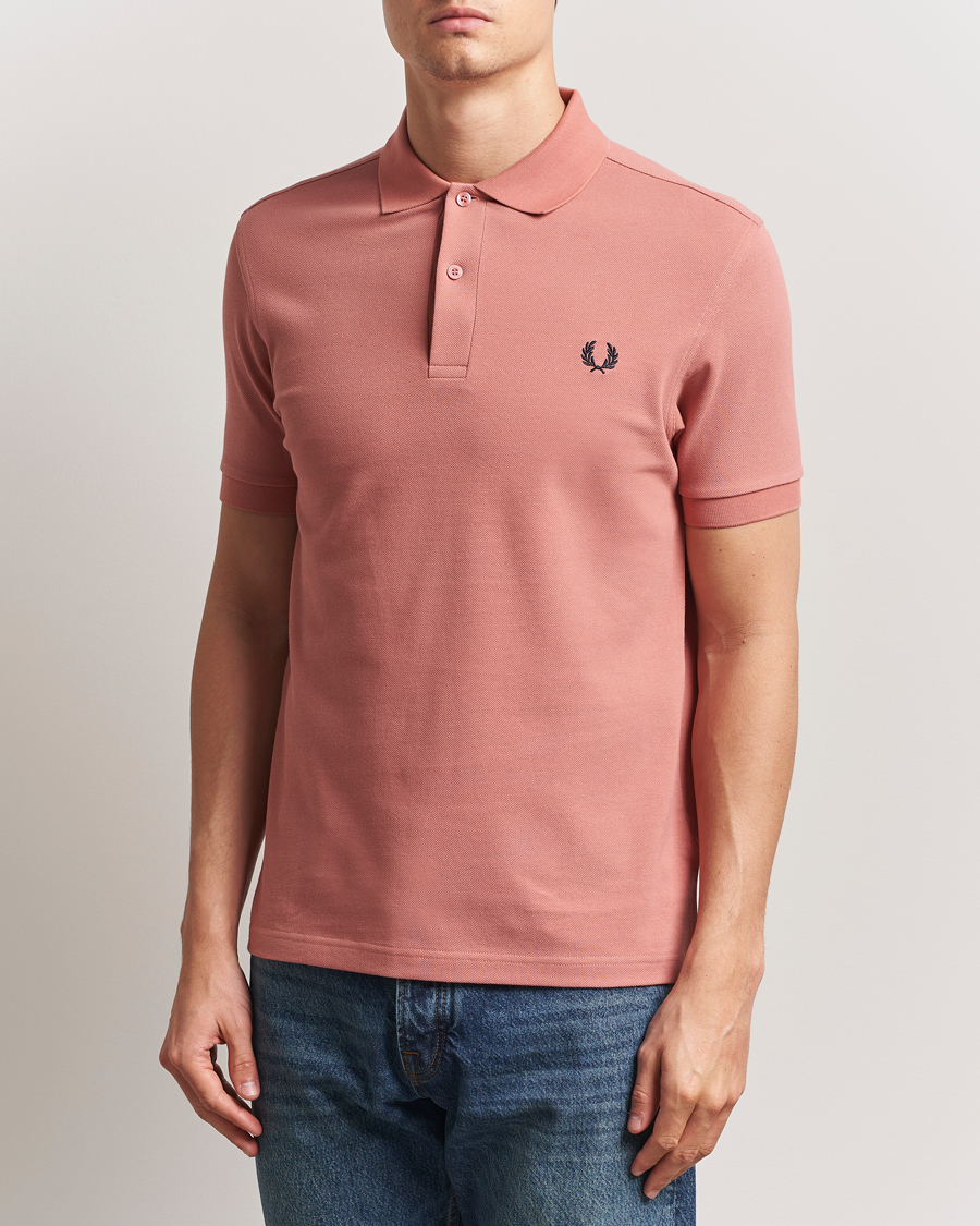 Men | Polo Shirts | Fred Perry | Plain Polo Shirt PInk