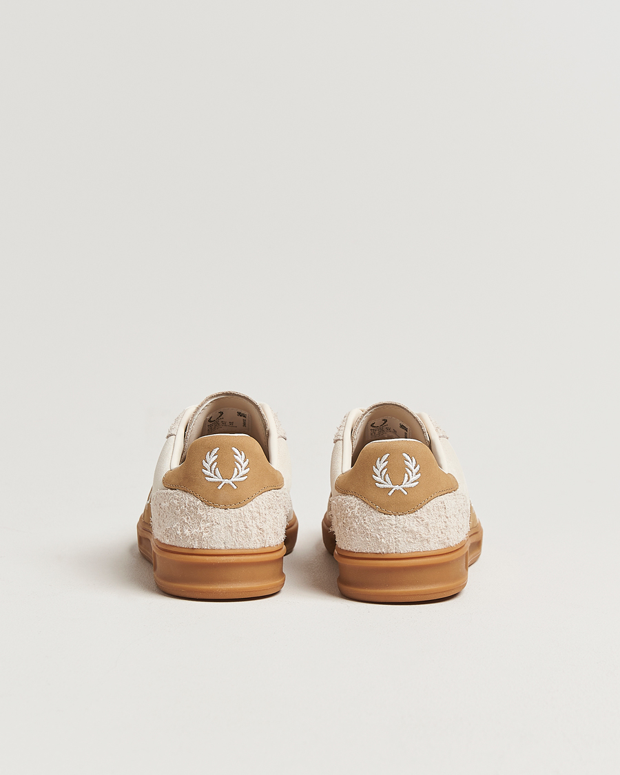 Men | Sneakers | Fred Perry | B4 Suede Sneaker Ecru/Snow White