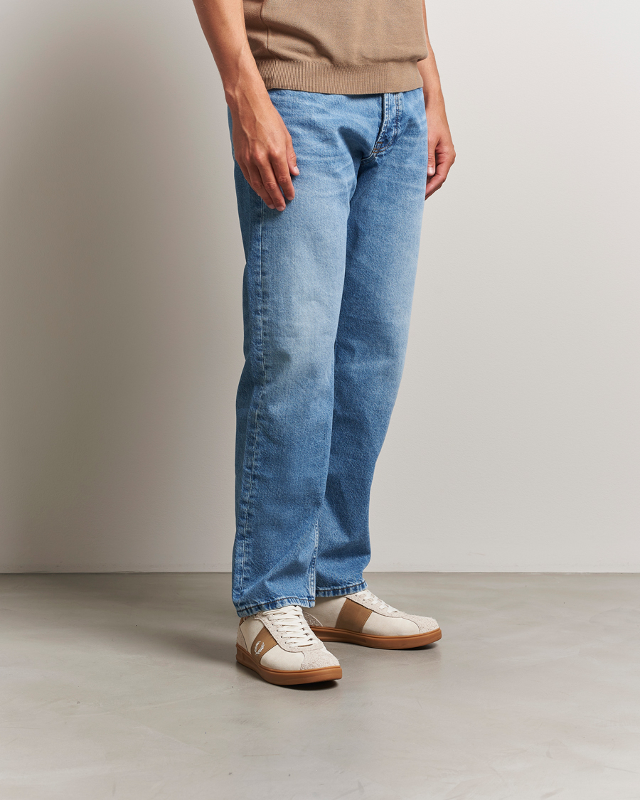 Men | Sneakers | Fred Perry | B4 Suede Sneaker Ecru/Snow White