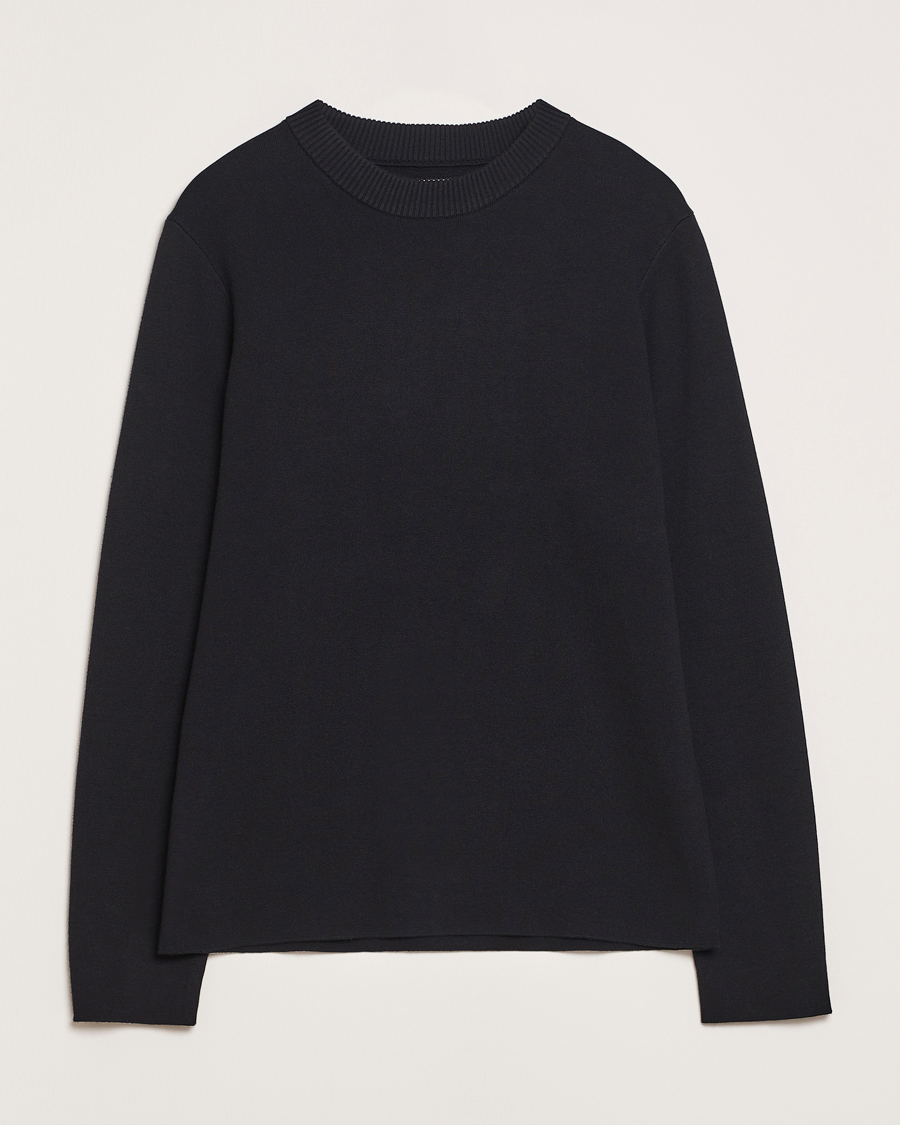 Men | Sweaters & Knitwear | Samsøe Samsøe | Niklas Crew Neck Sweater Black