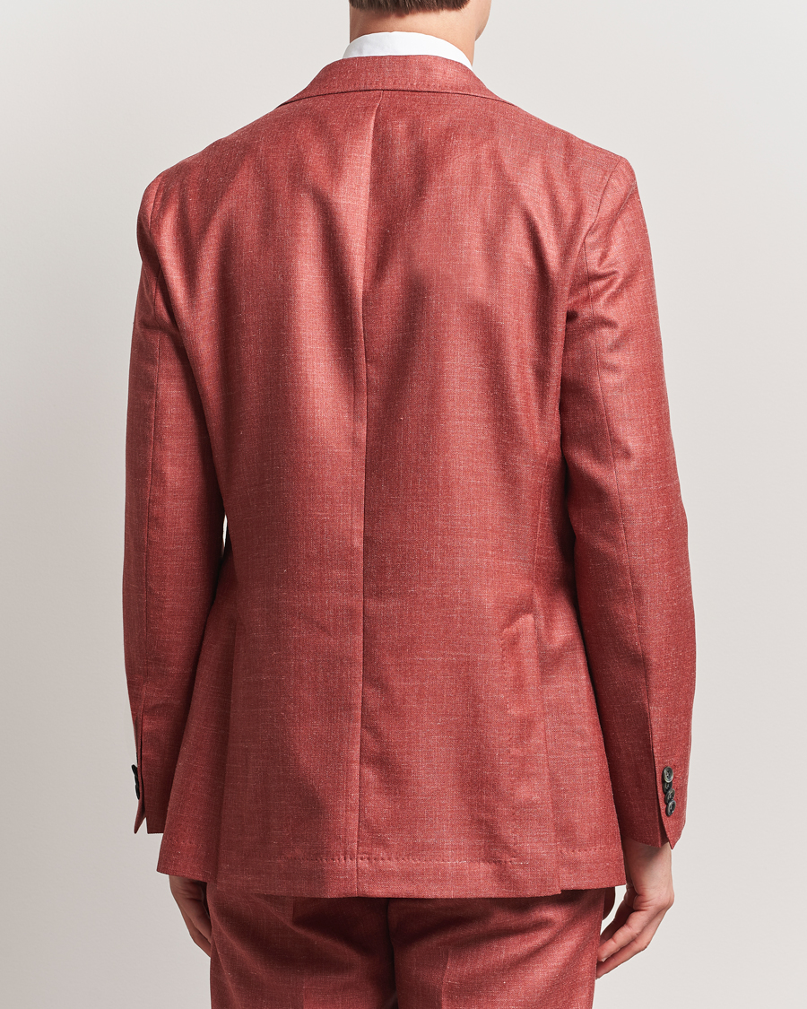 Men | Blazers | Oscar Jacobson | Fellow EVO Wool/Silk/Linen Blazer Red