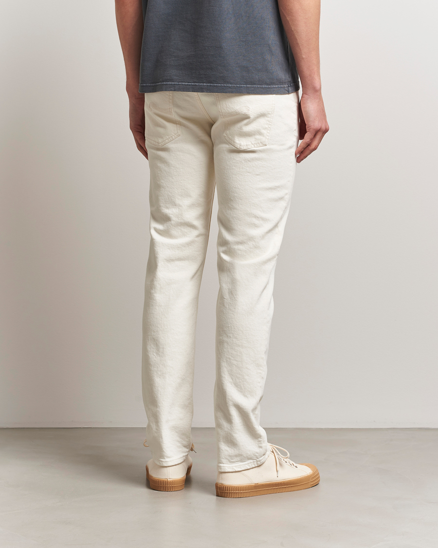 Men | Jeans | Nudie Jeans | Solid Ollie Jeans Ivory