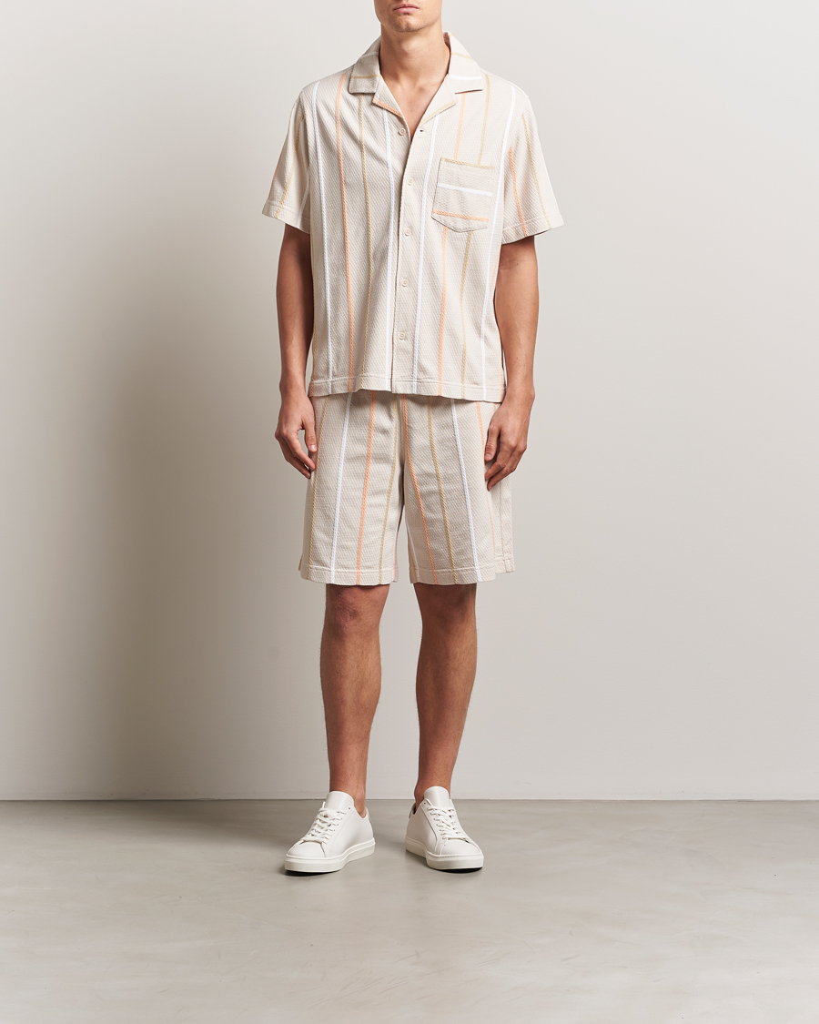 Men | Shorts | J.Lindeberg | Simon Stripe Shorts Moonbeam