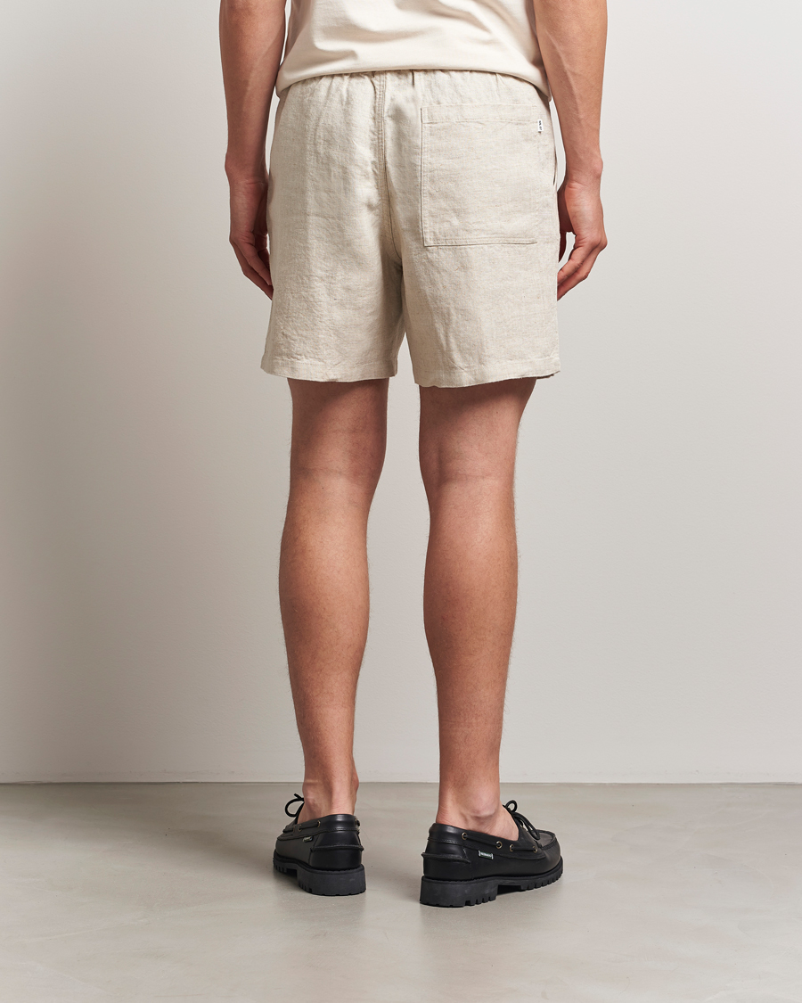 Men | Shorts | NN07 | Gregor Linen Drawstring Shorts Oat