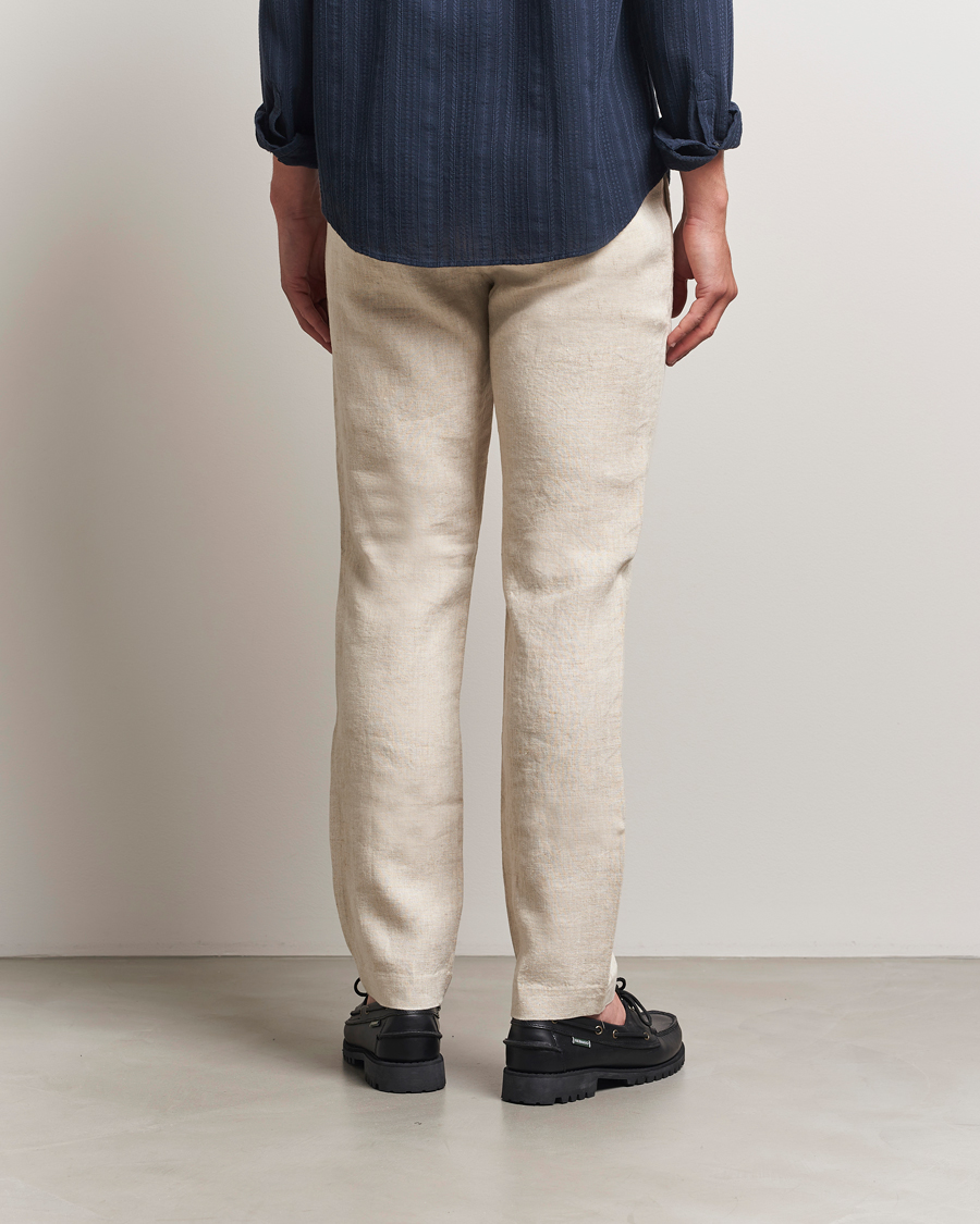 Men | Trousers | NN07 | Theo Linen Trousers Oat