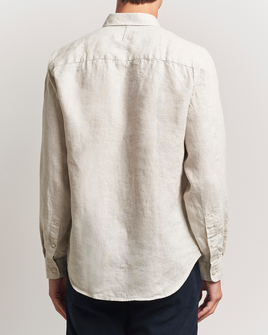 Men | Shirts | NN07 | Arne Linen Button Down Shirt Oat