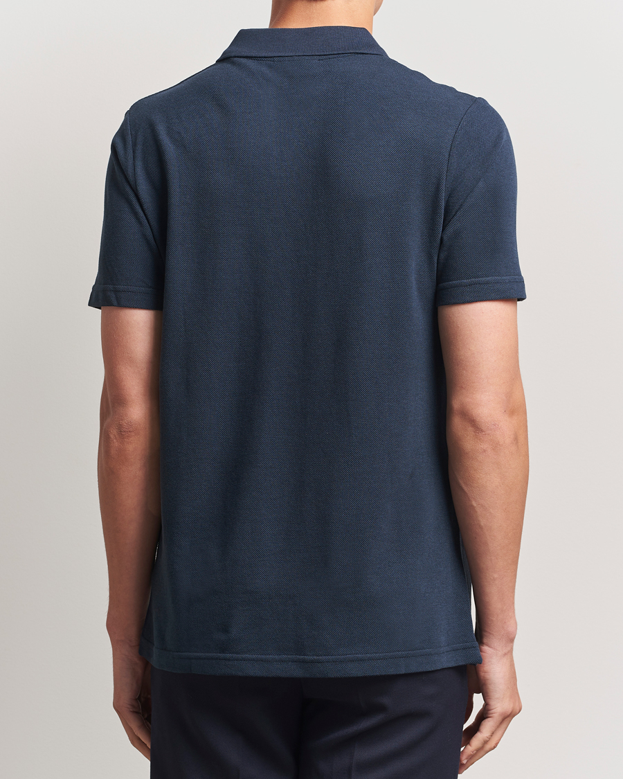 Men | Polo Shirts | NN07 | Paul Cotton/Lyocell Polo Navy Blue