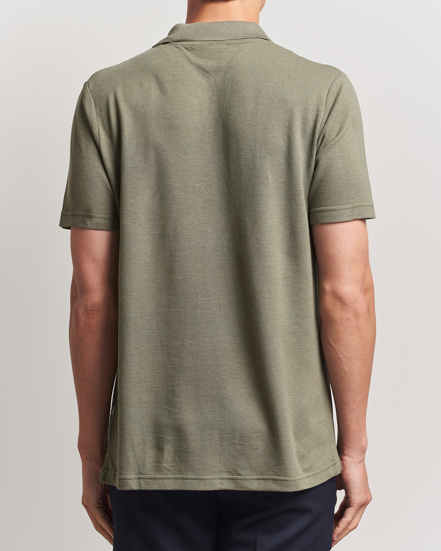Men | Polo Shirts | NN07 | Paul Cotton/Lyocell Polo Capers Green