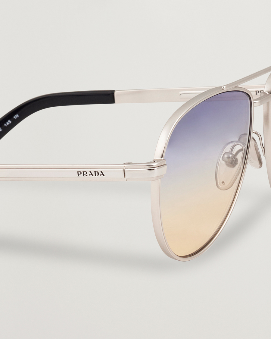 Men | Sunglasses | Prada Eyewear | Prada 0PR A54S Sunglasses Silver