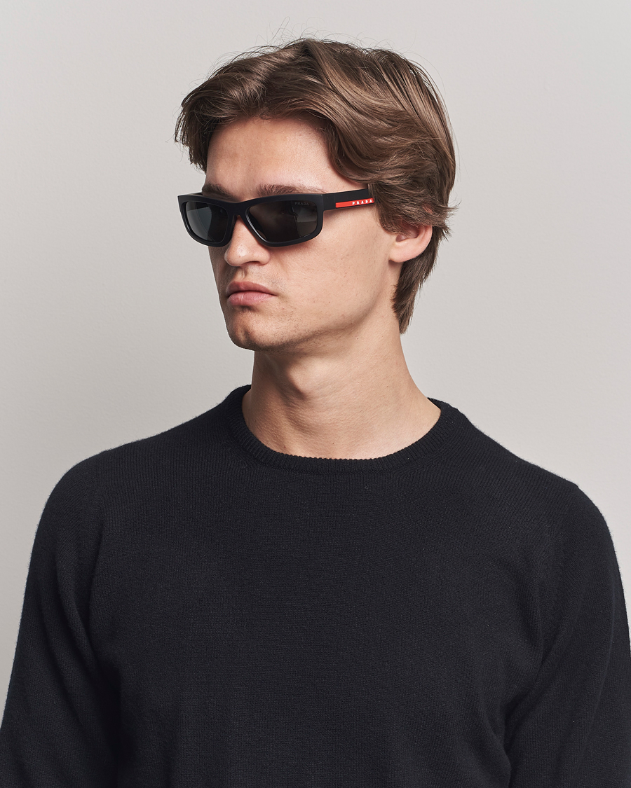 Men | Sunglasses | Prada Linea Rossa | 0PS 05ZS Sunglasses Black